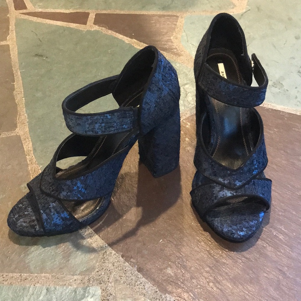 Zara Basic Block Heels - image 1